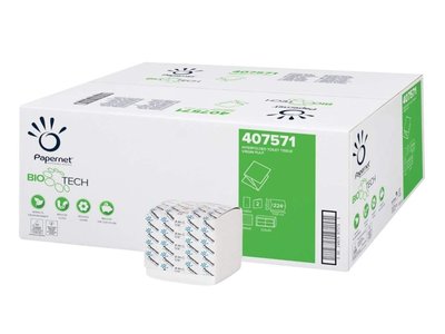 Skládaný toaletní papír Papernet BioTech 8960 útržků