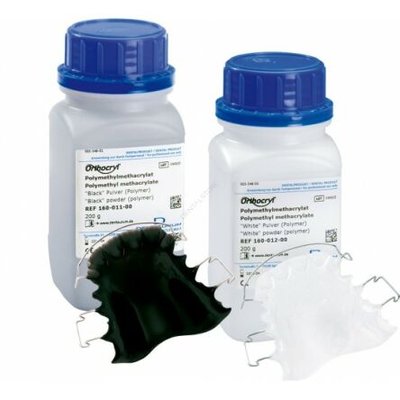 Dentaurum Orthocryl black proszek czarny 200g