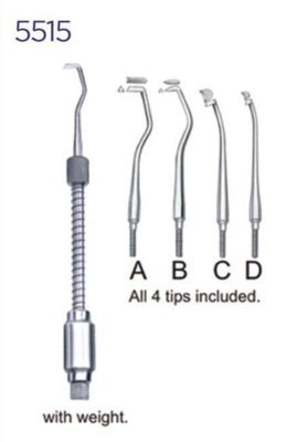 Sklepávač korunek 4 koncovky