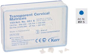 Hawe kształtki przyszyjkowe 851 S 150szt/opak. transparentne