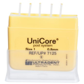 UniCore FRC čepy č. 1 (0,8 mm), žluté, 5ks