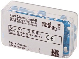 Markierungsringe - Packung 60 Stück, blau, MAXI