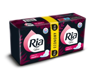 Ria Ultra Normal Plus dámské vložky duopack 18 ks