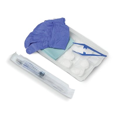 MediSet pro močovou katetrizaci MediSet Permanent III s předvyplněnou stříkačkou Aqua-Glycerol 10%