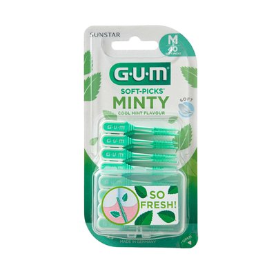 GUM Soft Picks Minty M mezizubní kartáček 40 ks