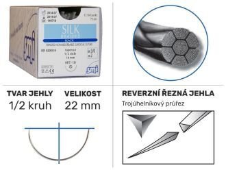 Silk UP3/0 HS22, 12ks