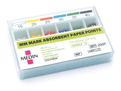 Čepy papírové absorbční kužel 0,06 020; kalibrované