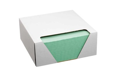 Akzenta Crepe Napkins 36×36 cm Green krepové ubrousky 500 ks