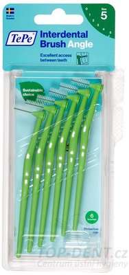 TePe ANGLE 5 mezizubní kartáčky 0,8 mm, 6ks