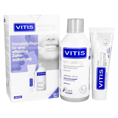 Zestaw - VITIS whitening DentAid