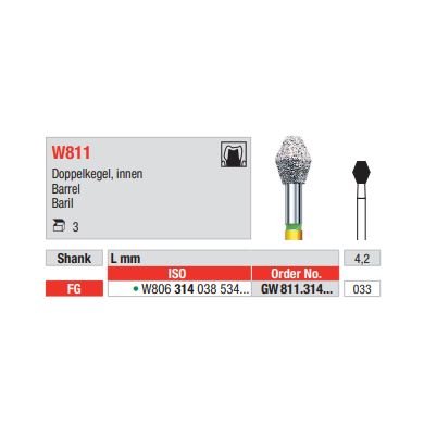Diamant FG White Tiger GW811.023 (3ks/bal)