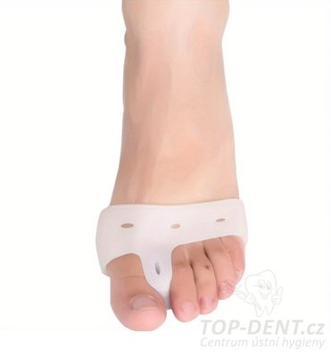 Gelový oddělovač palce navlékací, 2 ks (bílý)