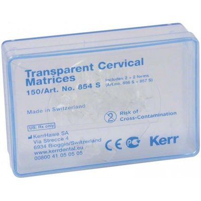 Hawe Neos transparentní krčkové 150 ks matrice na premoláry