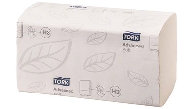 TORK® Zickzack Handtücher (V-Falz) H3 System - Karton 15 x 250 Stück 2-lagig, grün, 24,8 x 23 cm