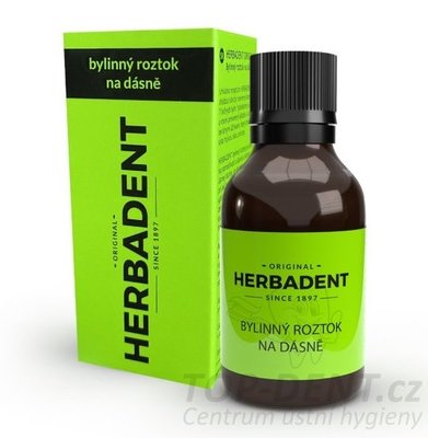 Herbadent ORIGINAL bylinný roztok na dásně, 25 ml
