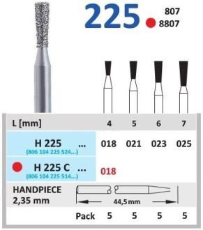 HORICO diamant vrták - obrácený kónus ISO23