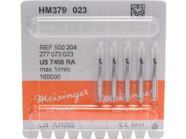 HM-Finierer 379 - Packung 5 Stück fein, RA, Figur 277 Ei, 3,5 mm, ISO 018