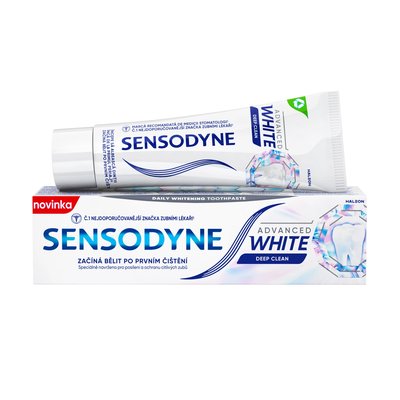 Sensodyne Advanced White Deep Clean zubní pasta 75 ml