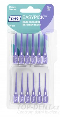 TEPE EasyPick dentální párátka XL (fialová), 36ks