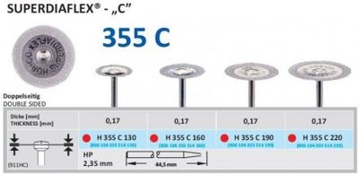 HORICO Superdiaflex obojstranný C 13/0,17 mm