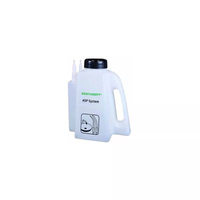 Dentasept ASP System – Butelka/Pojemnik z dwiema końcówkami przyłączeniowymi