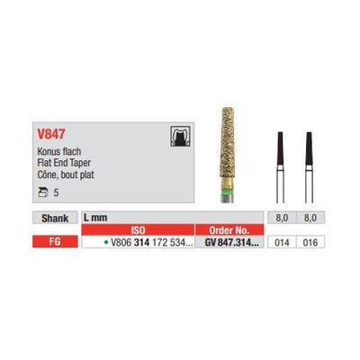 Diamant FG Diacut MLT GV847.014 (5ks/bal)