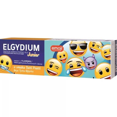 ELGYDIUM KIDS Emoji Pasta w postaci żelu Tutti-frutti 7-12lat 50ml