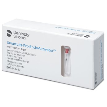 SmartLite Pro EndoActivator Tip MEDIUM-LONG, 25/04, 28mm, červené, 25ks