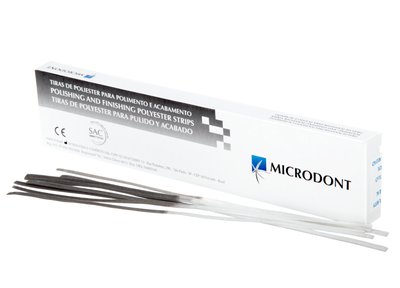 Paski poliestrowe ścierne 150 szt. Microdont - 6 mm