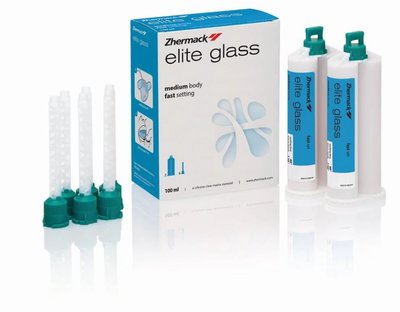 Elite Glass 2 x 50ml+6 zielonych końcówek mieszających