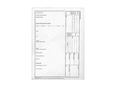 Zdravotní záznam (větší) 23x31,5 cm silný 250 g