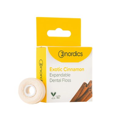 Nordics Floss Expandable Cinnamon zubní nit 30 m