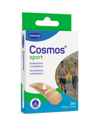 Cosmos sport voděodolná náplast, 19 x 72 mm 20 ks