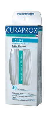 Curaprox DF 844 Bridge & Implant zubní nit 30 ks