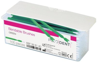 POLODENT ohebné štětečky zelené