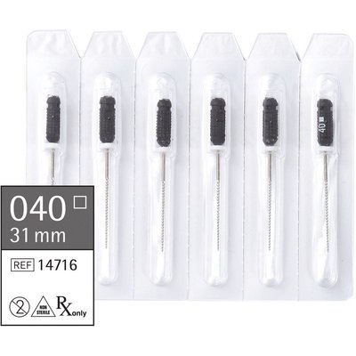 OMNIDENT K-Feilen 31mm ISO 040 6ks