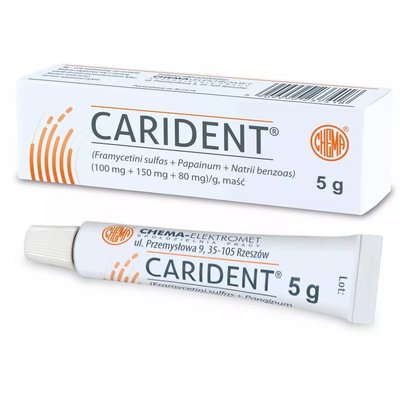 CARIDENT MAŚĆ 5G tuba Chema
