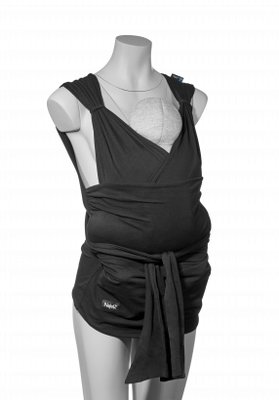 Najell Wrap šátek, černý, S/M