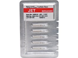 HM Bohrer FG 1557 - Packung 5 Stück gerades, rundes Ende, Querhiebfissur, FG, 3,7 mm, ISO 010