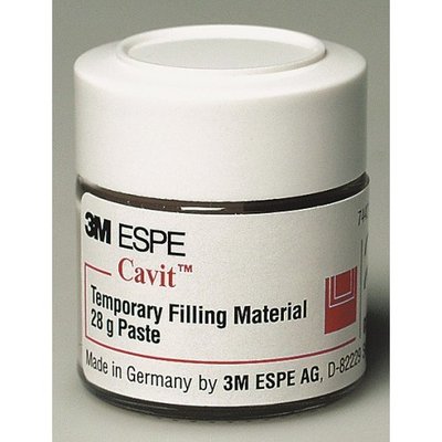 Cavit-W - běžné balení ve skleničce 28 g - bílý/modrý