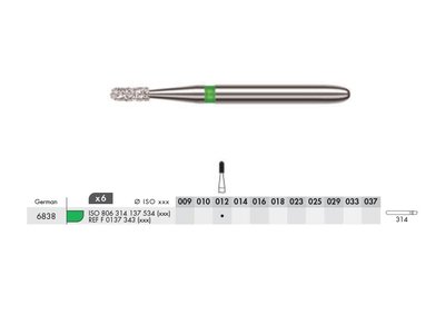 Diamant - krátké torpédo FG C 012 (6ks)