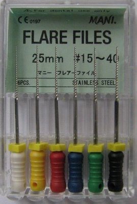 Pilniki Mani Flare 25mm 15