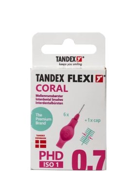 Tandex Flexi mezizubní kartáčky růžové 0,40 mm, 6 ks