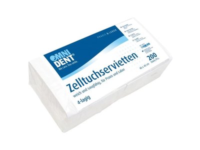 OMNI Papírové ubrousky, 4vrstvé, 200ks