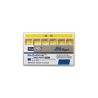 DiaDent Papírové Čepy MMPP 06Taper ISO50 100ks