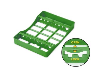 Plastová sterilizační kazeta na nástroje, střední, na 8ks