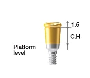MEGAGEN Meg-Loc Abutment (AR) - CH=0 mm