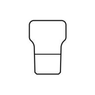 Váleček vhojovací std. žlutý 4,1/gingiva 3 mm 1 ks