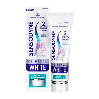 Sensodyne Clinical White Enamel Strengthening zubní pasta 75 ml