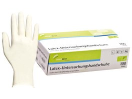 smart Latexhandschuhe PF - Muster 1 Paar puderfrei, L